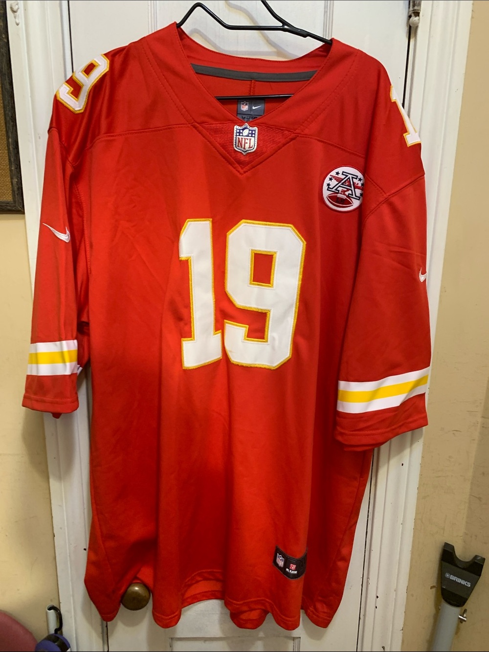 Nike Red Kansas City Chiefs #19 Men's Football Jersey
